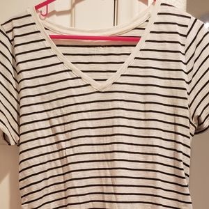Striped maternity tee